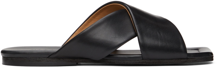 Photo: Marsèll Black Polished Spatola Sandals