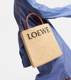 Loewe - Standard A4 raffia tote bag