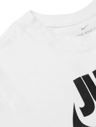 NIKE - Logo-Print Cotton-Jersey T-Shirt - White