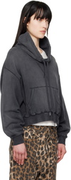R13 Navy Balloon Popover Hoodie