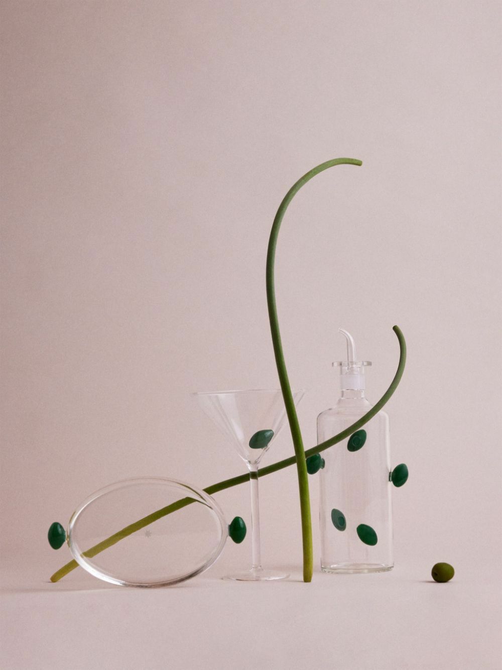 Maison Balzac Clear The Olive Glass Bottle