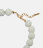 Jennifer Behr Louisa 18kt gold-plated embellished necklace