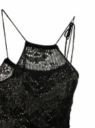 MARCO RAMBALDI Knit Mohair Blend Mini Halter Dress