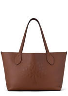 Mulberry Logo Grained Leather Tote bag - Brown - One Size