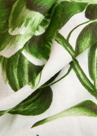 Farm Rio Floral-print Linen-blend Maxi Dress Green