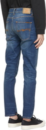 Nudie Jeans Blue Lean Dean Jeans