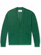 Corridor - Crocheted Pima Cotton Cardigan - Green