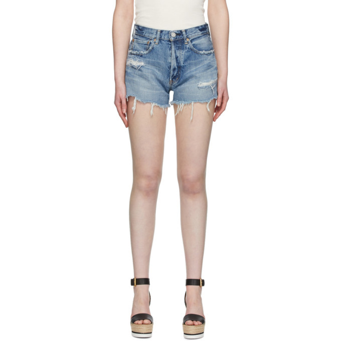 Photo: Moussy Vintage Blue Denim Chester Shorts