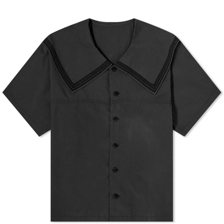 Photo: Beams Boy Women's Sailor Collar Shirt in Black