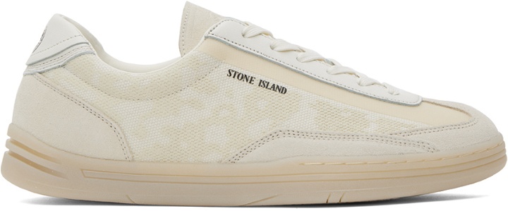 Photo: Stone Island Off-White Reflective Sneakers