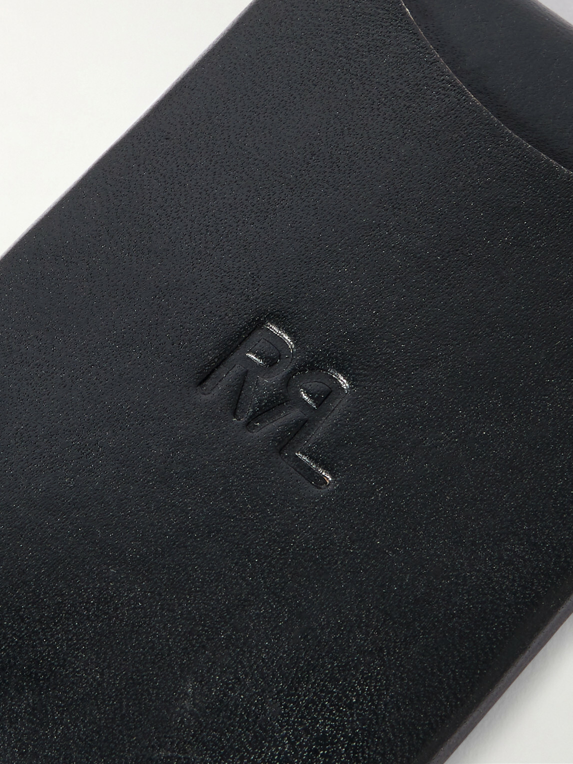 RRL - Logo-Debossed Leather Cardholder