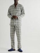 Zimmerli - Checked Cotton and Wool-Blend Pyjama Set - Gray