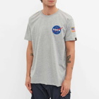 Alpha Industries Men's Space Shuttle T-Shirt in Grey Heather