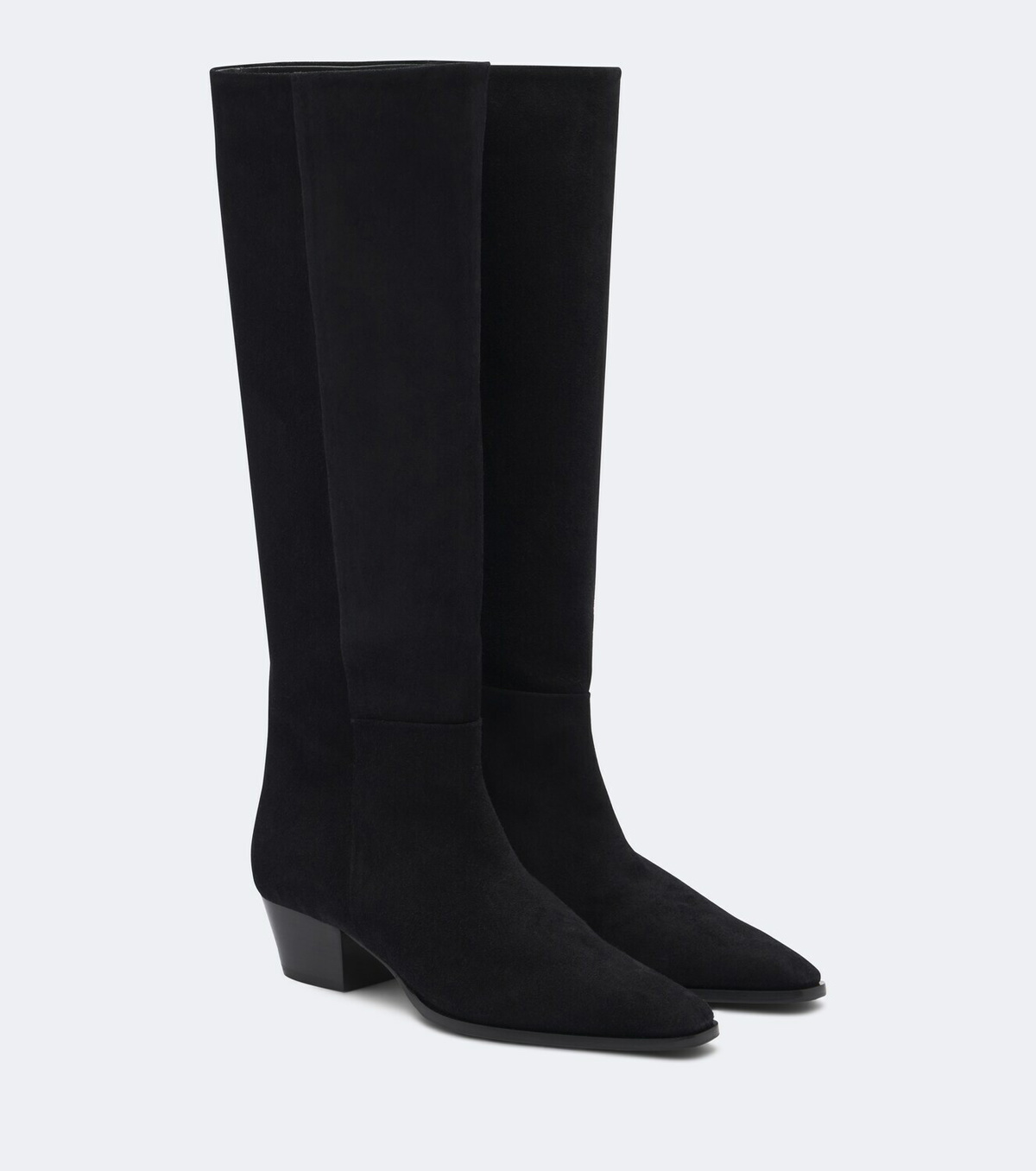 Aeyde Medea suede knee-high boots