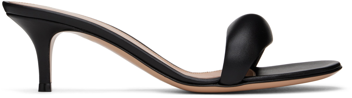 【関税込み】Gianvito Rossi ブラック Bijoux 55 ミュール Gianvito Rossi(ジャンヴィト ロッシ)のBijoux 55 レザー