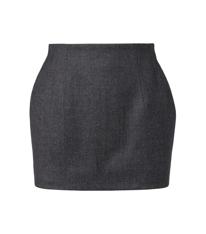 Photo: Wardrobe.NYC Wool miniskirt