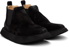 Marsèll Black Intagliata Leather Chelsea Boots