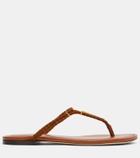 Tom Ford Braided leather thong sandals