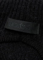 Jacquemus La Capuche Gros Grain Alpaca-blend Balaclava - Black - One Size