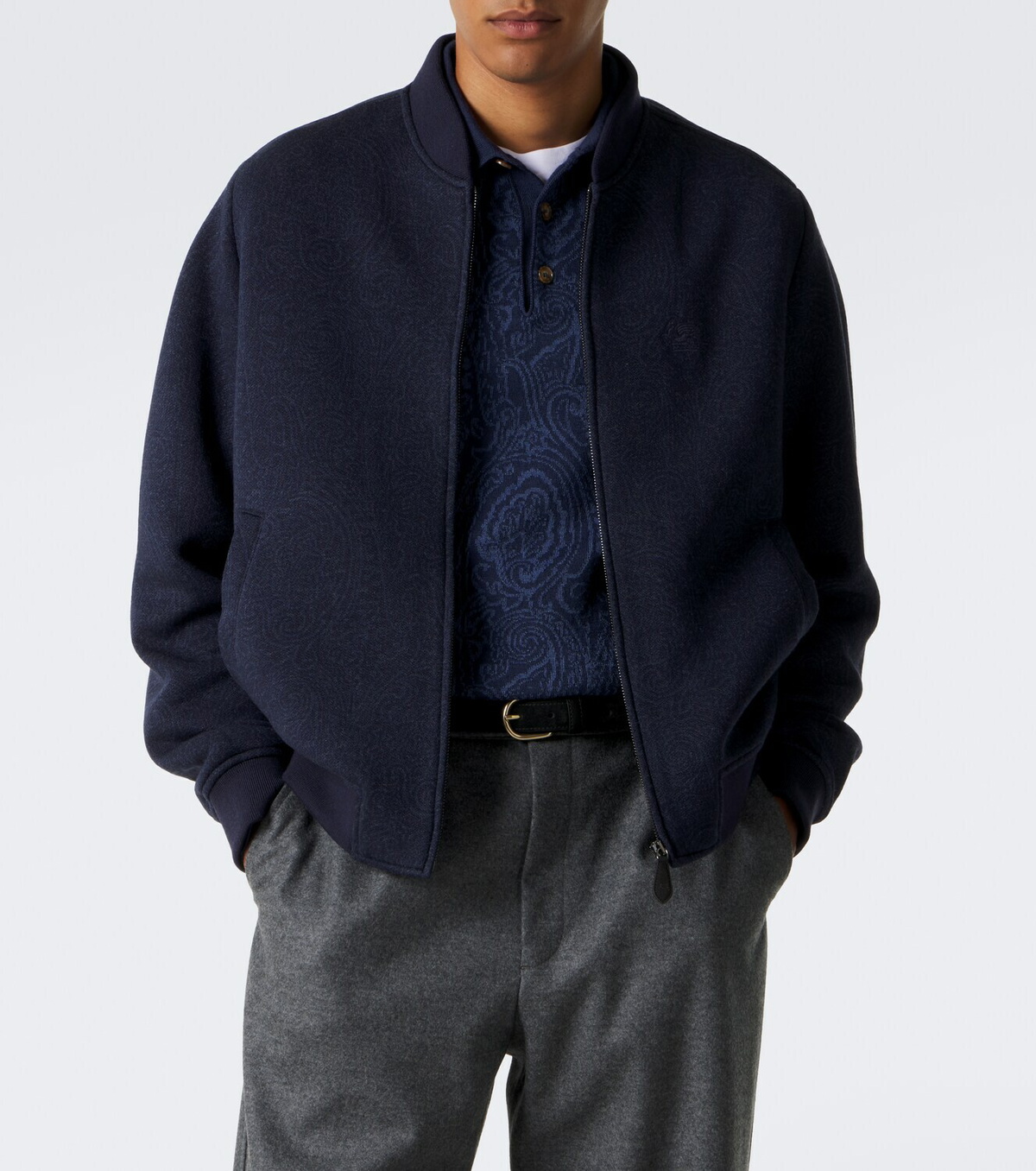 Etro Paisley bomber jacket
