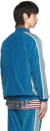 Needles Blue Cotton Track Jacket