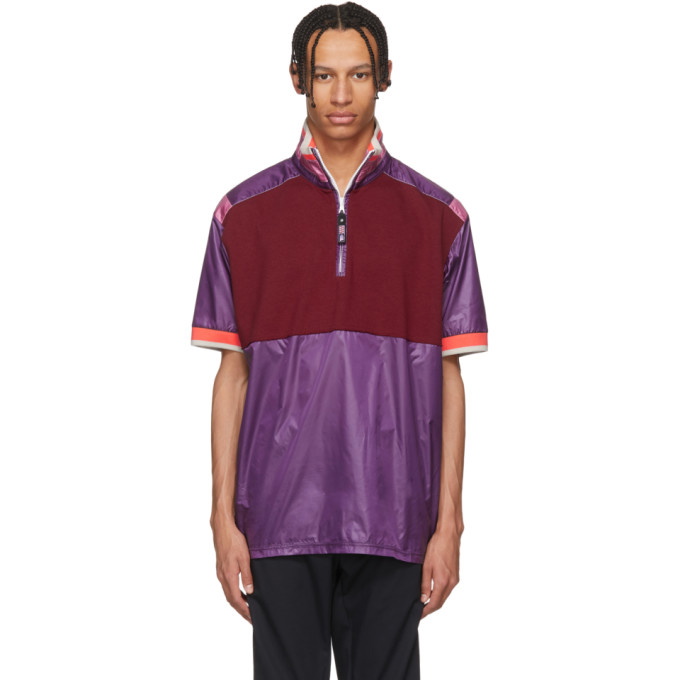 Photo: Lanvin Multicolor Half-Zip T-Shirt