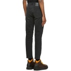 Acne Studios Black Slim Tapered-Fit Jeans