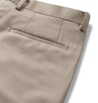 Wacko Maria - Slim-Fit Wool-Twill Trousers - Men - Beige