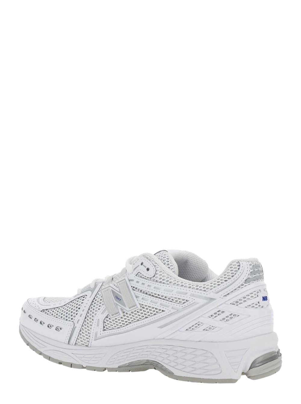 New Balance 1906r White Sneaker With Mesh Design And Side Logo In Synthetic Fiber Unisex