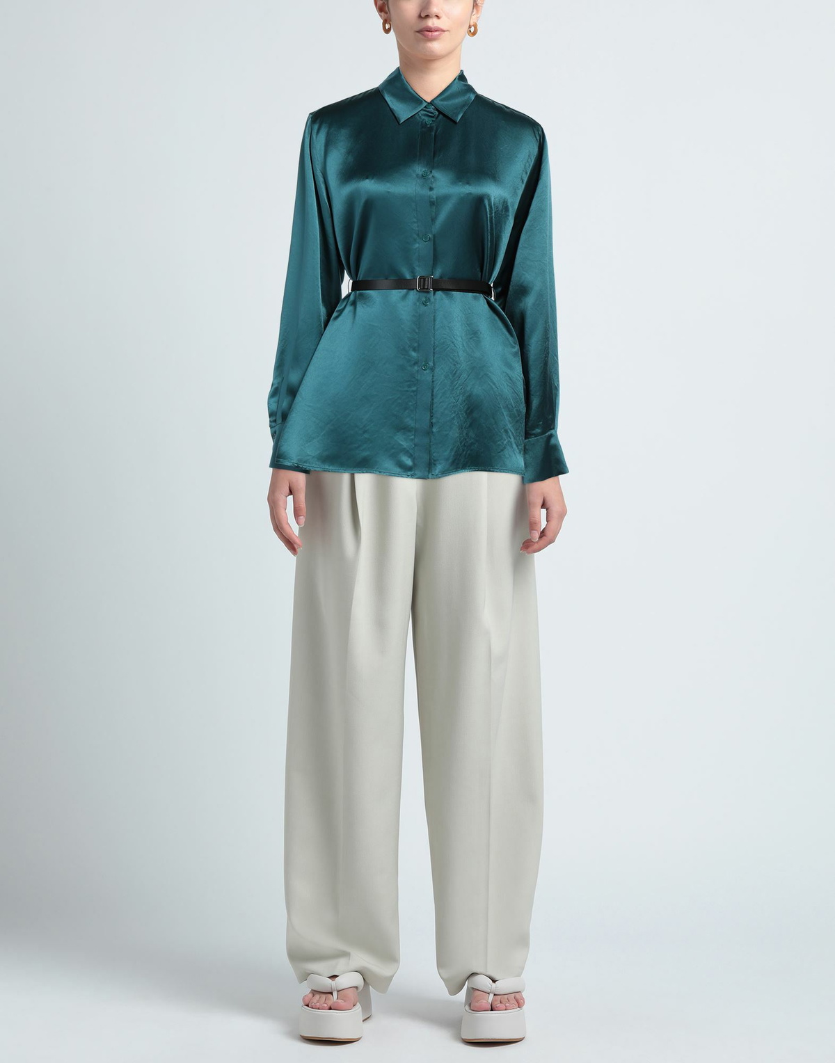 Max Mara Womens Shirt Deep teal