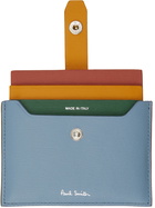 Paul Smith Blue Leather Card Holder