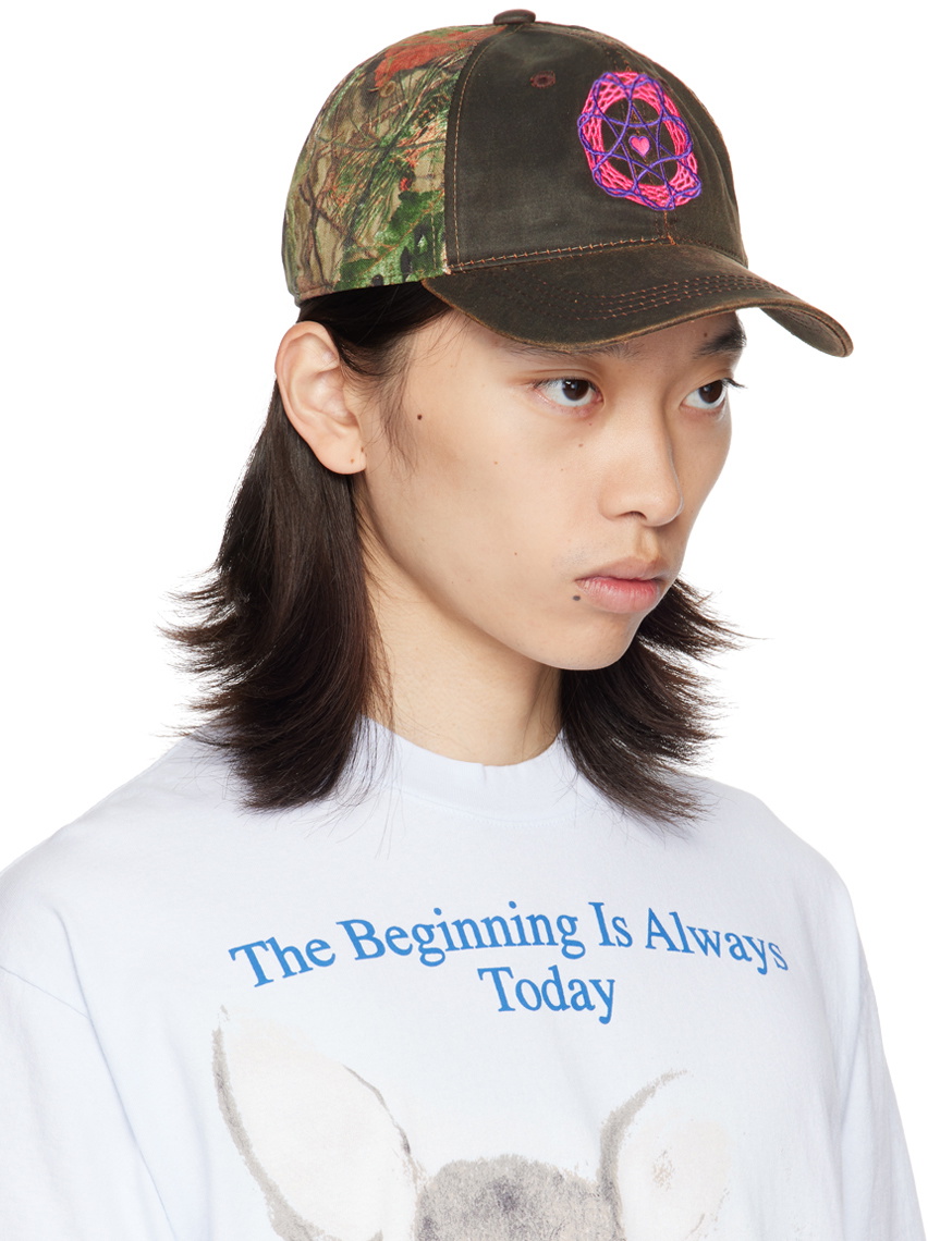 Online Ceramics Brown & Khaki Spiral 1 Cap