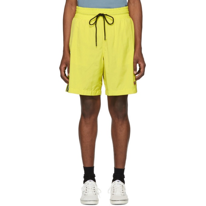 Photo: Diesel Yellow Boxie Track Shorts