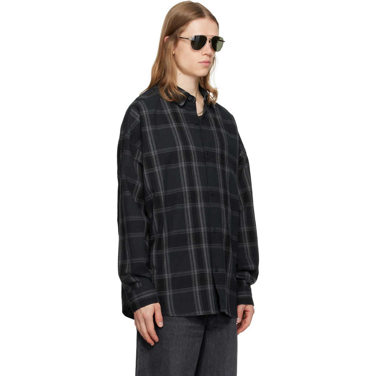 Fear of God ESSENTIALS Black Button Up Shirt