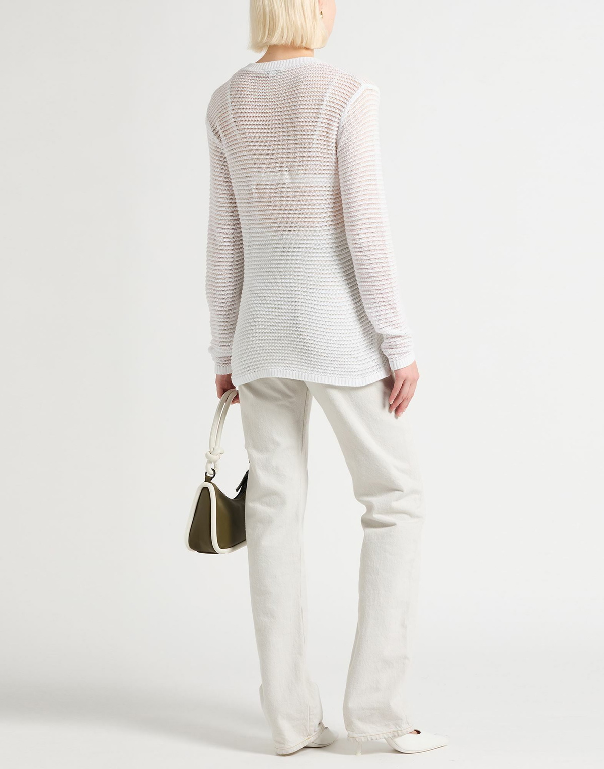Crossley Womens Sweater in White