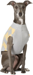 Merlot Yellow & Gray Bamboo Knit Sweater