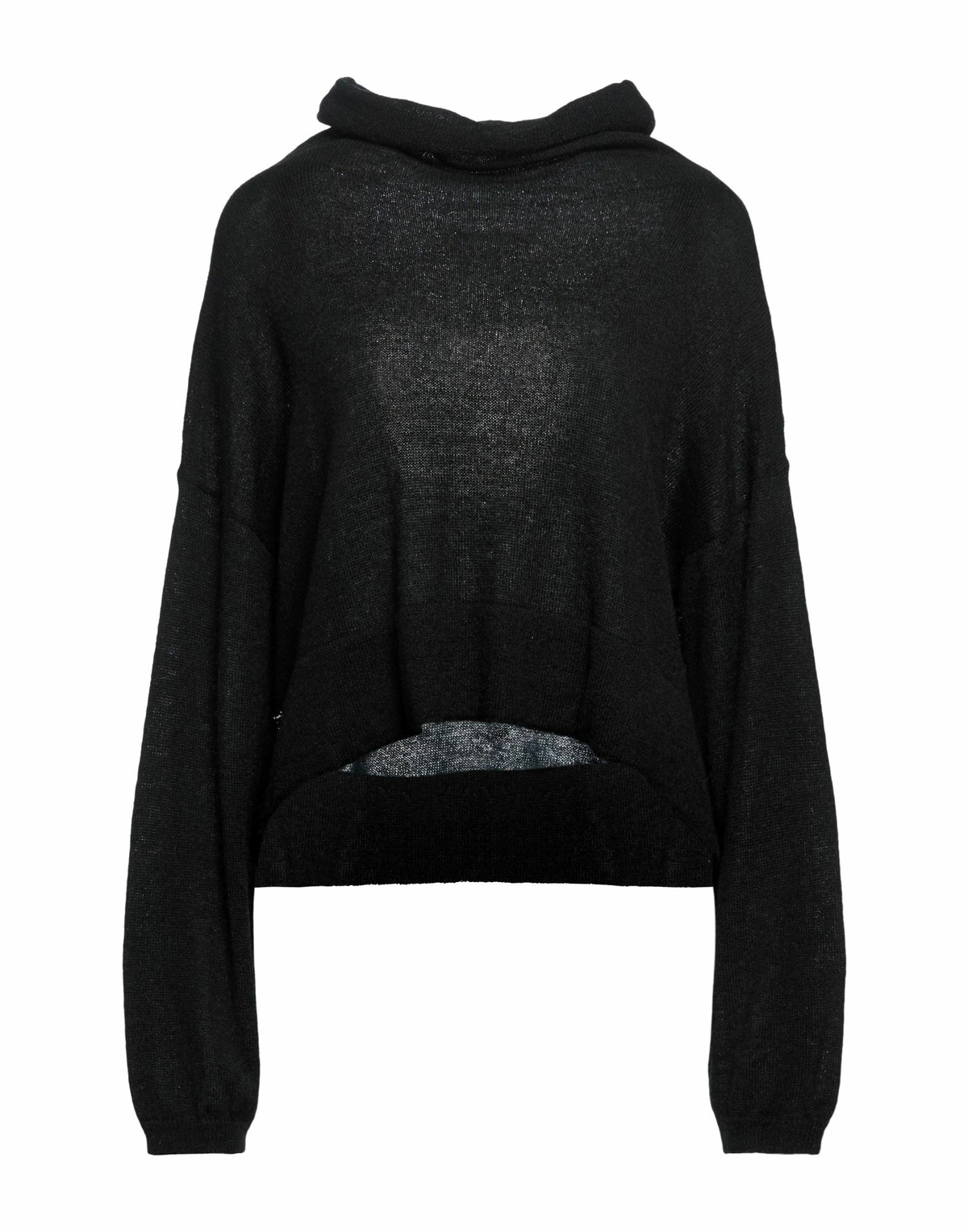 Manila Grace Womens Turtleneck in Black