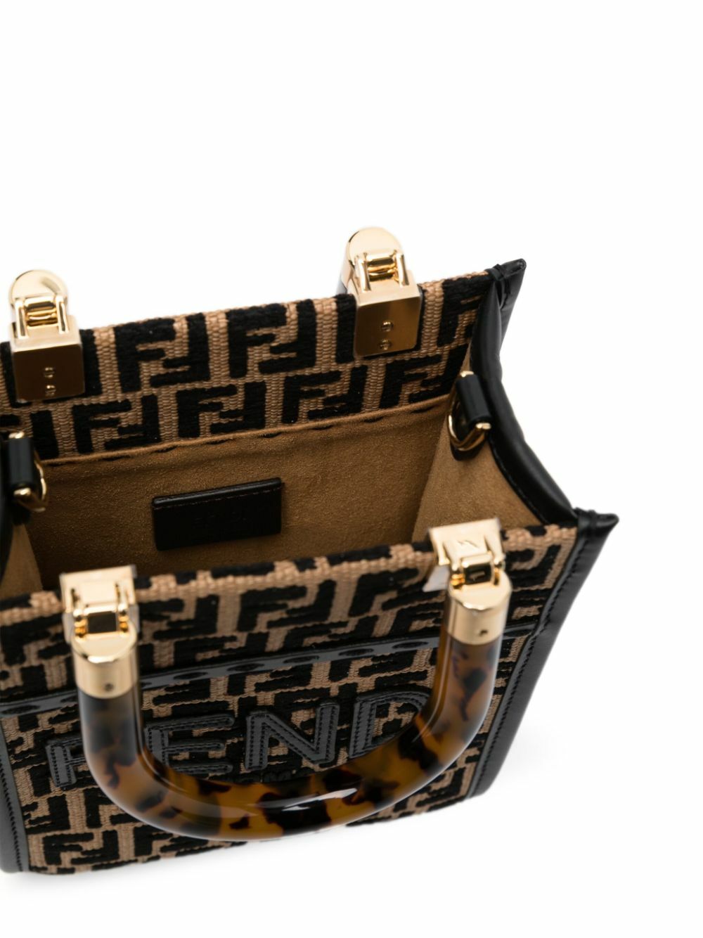 FENDI - Sunshine Mini Leather Tote Bag Fendi