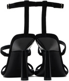 GIABORGHINI Black Adaline Heeled Sandals