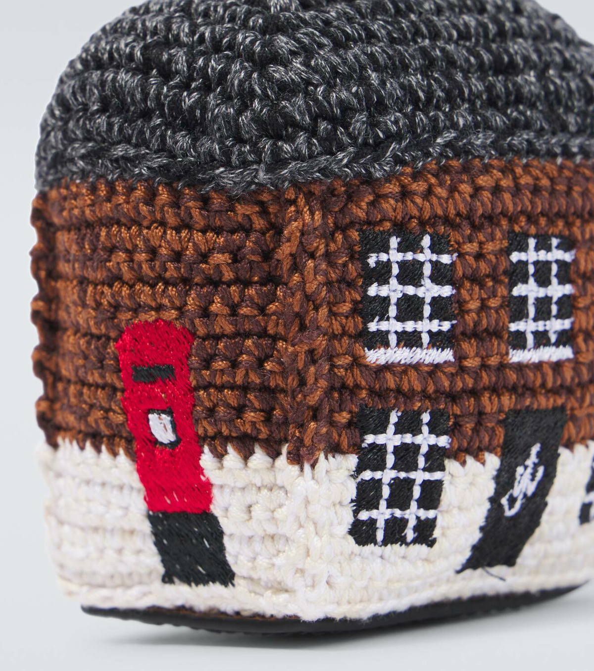 JW Anderson House crochet bag charm