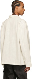 Winnie New York White Linen Chore Shirt