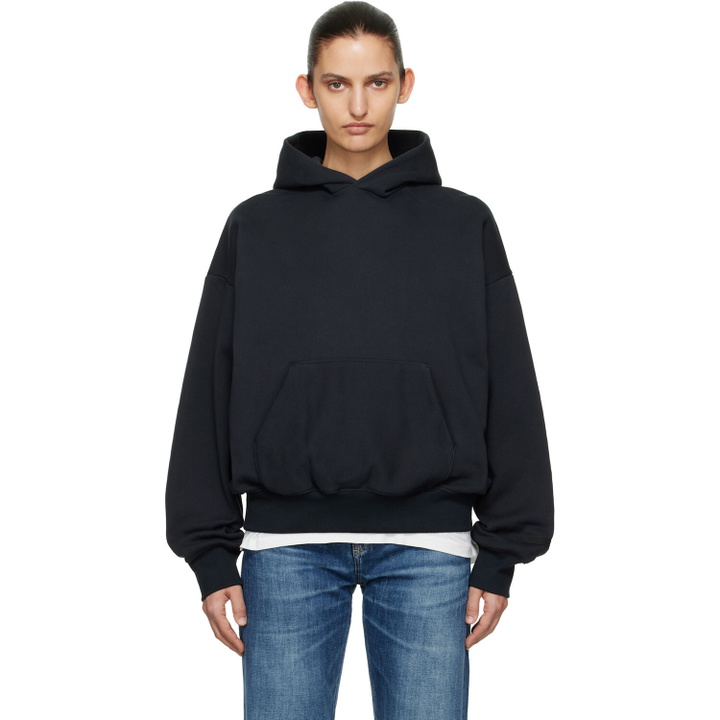 Photo: Fear of God ESSENTIALS Black Classic Hoodie