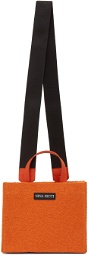 Nina Ricci Orange Bouclé Shoulder Bag