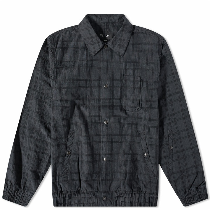 Photo: Eastlogue Men's French Coach Jacket in Black/Grey Check