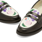 Duke + Dexter Women's Wilde Fruit Salad Penny Loafer in Multi