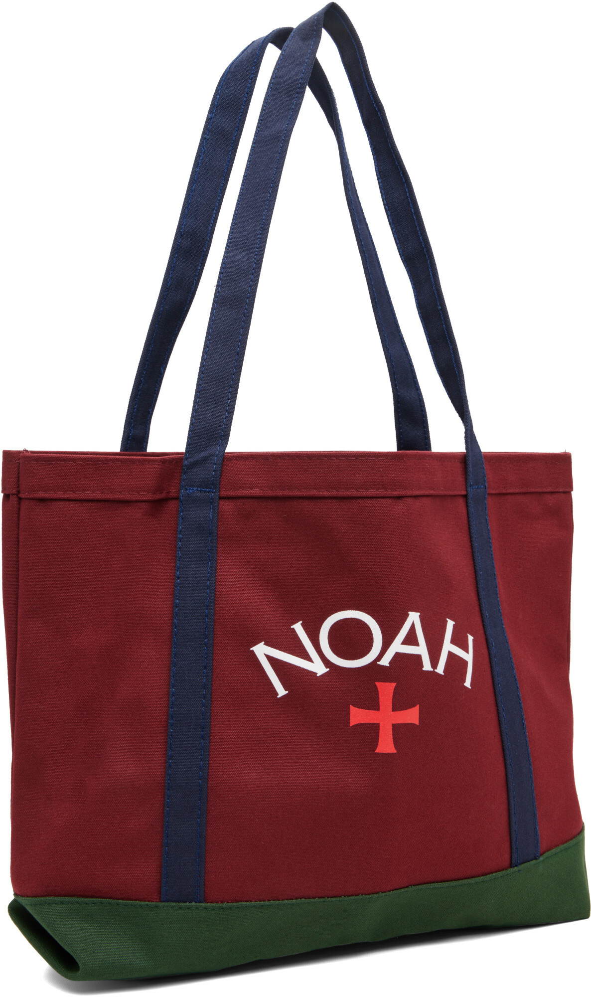 Noah Red Tri-Color Logo Tote