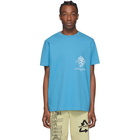 Off-White Blue Multi Symbols T-Shirt