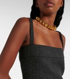 Gucci Cutout wool romper