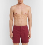 Brunello Cucinelli - Mid-Length Swim Shorts - Men - Red