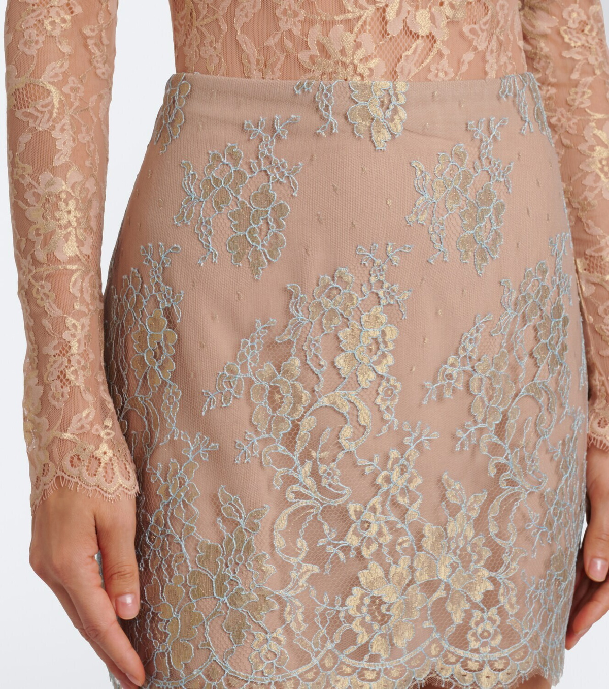 Valentino Lace miniskirt